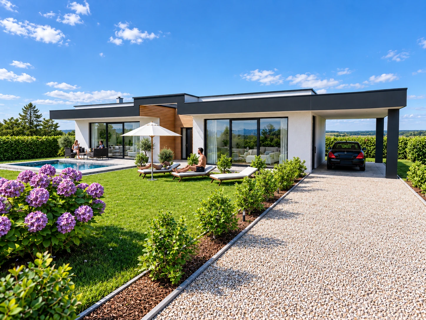 Bungalow mit Terrasse